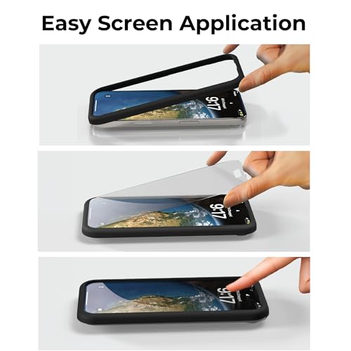 BLACK+DECKER 2 Pack Tempered Glass Screen Protector for iPhone 16 - image 4