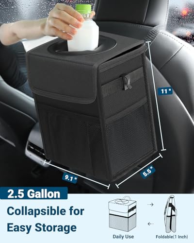 Capolo Leakproof Car Trash Can