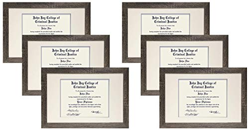 Studio 500 Grey Distressed Picture Frames From Our Distressed Collection (Mdf2915) Grey, 6-Pack, Comes In Different Sizes (11X17) #TOP1