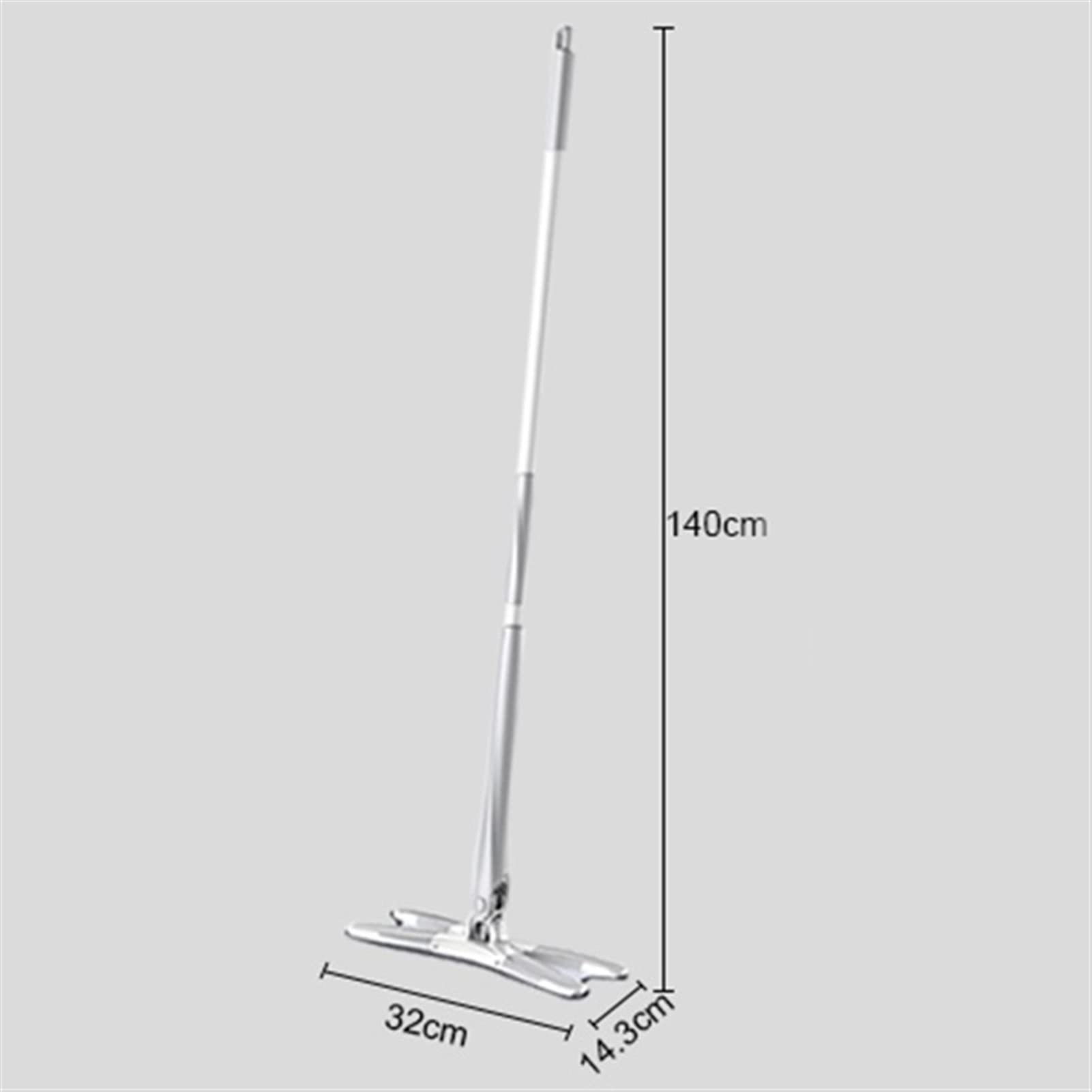 Fregona Fregona de compresión de tipo X con 6pcs almohadillas de microfibra reutilizables de 6pcs 360 grados Piso plano MOP Inicio Reemplace las herramientas de limpieza de hogares sin manos libres Mo