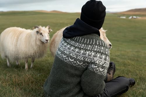 ICEWEAR Elis Sweater Lopapeysa Design 100% Icelandic Wool Long Sleeve Winters Sweater Warm 6