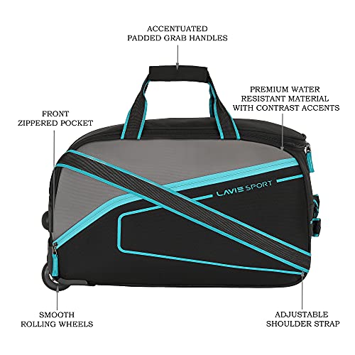 Image of Lavie Sport Large Wheel Duffel Bag | Luggage Bag | Travel Bag with Trolley