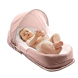 Deewana Faltbare Babybetten, Reisebett, faltbares Kleinkinderbett, Reisebett, leichtes...