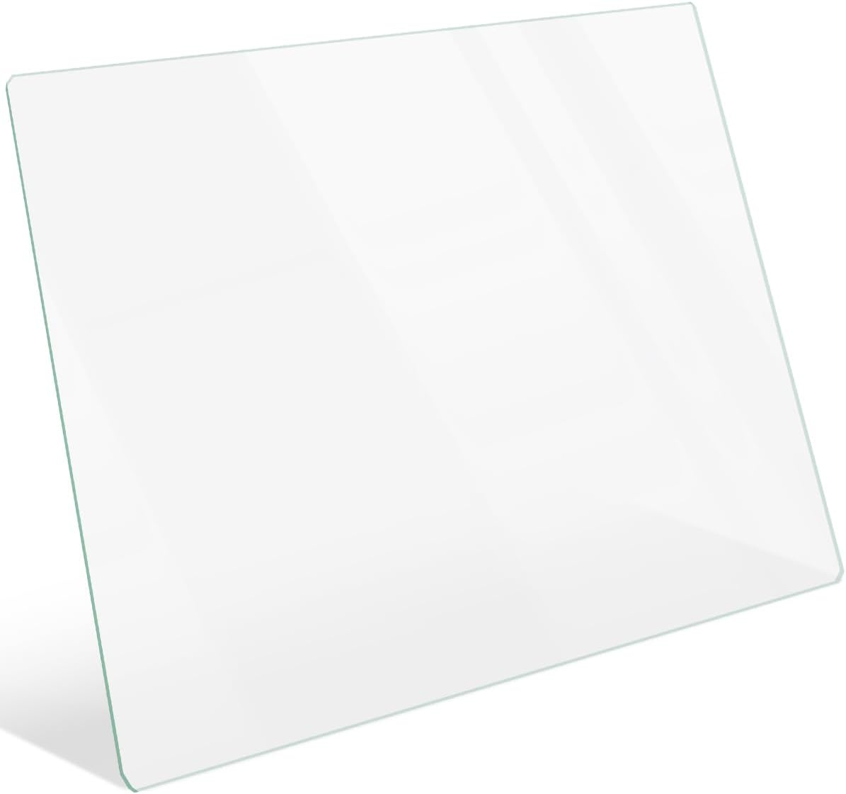 WR32X10156 Refrigerator Glass Shelf Replacement, Refrigerator Upper Crisper Glass Compatible with GE, Refrigerator Glass Shelf Crisper Pan Insert Replaces 913911 AP3187848 AH300608 EA300608 PS300608