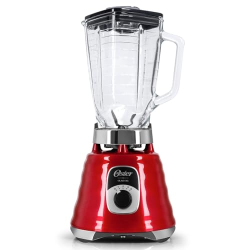 Liquidificador Oster New Osterizer Clássico, 1,25L, 110V, Vermelho, 700W, BLST4126R