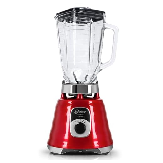 Liquidificador Oster New Osterizer Clássico, 1,25L, 110V, Vermelho, 700W, BLST4126R