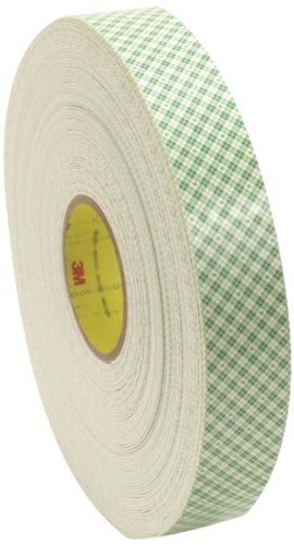 Image of 3M Double Coated Urethane Foam Tape 4016, 3 /4 inch x 36 yd 1 /16 inch, Off-White (Pack of 12)