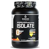 SASCHA FITNESS Hydrolyzed Whey Protein Isolate,100% Grass-Fed (2.3 Pounds, Peanut Butter)