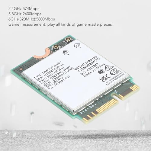 Tarjeta de Red Wi-Fi 7 BE200NGW, 8774 Mbps, interfaz M.2/NGFF, con Bluetooth 5.4 y cifrado WPA2/WPA3/WPA4, para computadoras y PC miniatura 5