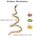 HWD 3.6 ft Long Soft Snake Dolls, Cute Stuffed Animals Plush Pranks Spoof Stuff Toys, Gifts for Kids, Children, Birthday, Halloween, Christmas, Home Decoration (Green)