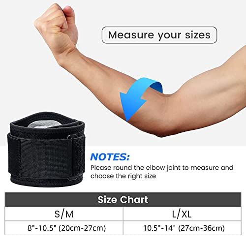 Ellenbogenspange ABYON Ellenbogen Bandage im 2er Set für Tennisarm