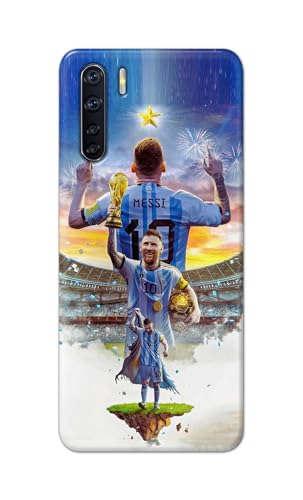 Image of Printed Hard Back Cover for Oppo Reno 3 4G Back Cover (Famous Football Player -J2) -190724(EA)