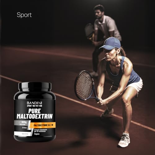 Bandini® Pure Maltodextrin - Maltodestrine in Polvere Vegane - Integratore a base di Carboidrati per Sportivi - Rilascio Lento e Costante di Energia - Recupero muscolare rapido - Confezione da 900g - 6