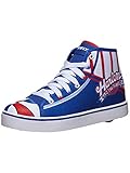HEELYS Youth Hustle Harlem Globetrotters Wheels Skate Sneaker Shoes (Numeric_13) Red/White/Blue