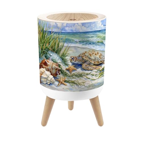 Caneca de basura pequeña con tapa 1.8 gal