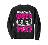 Photo Gallery block party queen since 1957 volleyball 67th birthday felpa Photo Gallery block party queen since 1957 volleyball 67th birthday felpa