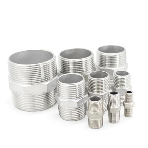 Accesorio de tubería con rosca hexagonal macho y acoplador de acero de 1.5 3