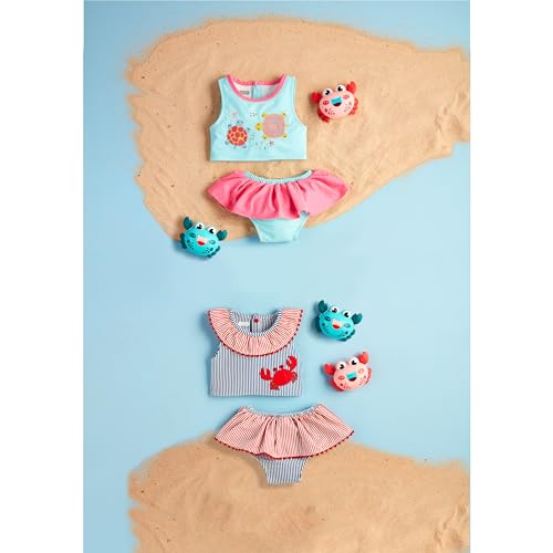 Mud Pie Girls' Standard Turtle Applique 2pc Swimsuit2