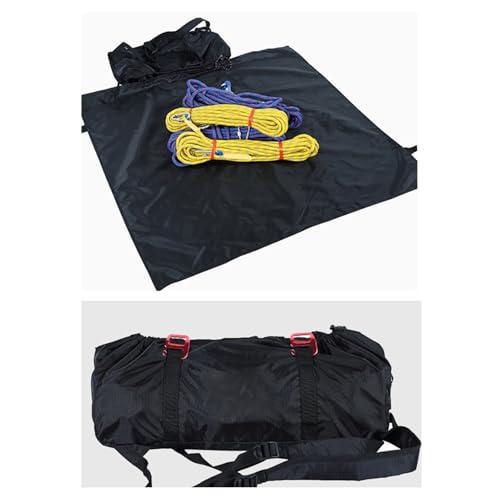 Cubo de cuerda de roca ajustable para evitar enredos en tu mochila de escalada 6