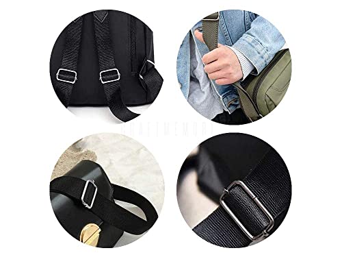 Craftmemore Triglide Slider 1 1/4", 1 1/2" Belt Keeper Movable Bar Slider Strap Adjuster Rectangle Strap Keeper Purse Making (1 1/4" X 10 Pcs, Antique Brass) #TOP4