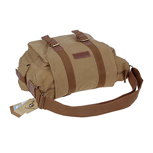Koolertron Canvas Dslr Slr Camera Shoulder Bag Backpack Rucksack Bag For Sony Canon Nikon Olympus #TOP5