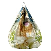 FANSU 3D Copertura per Poltrona Sacco Puff Poltrona Senza Riempimento, Pouf Poltrona con Zip Poltrona a Sacco per Adulti e Bambini, Interni, Soggiorno, Casa (70x80cm,Sorridi Cat