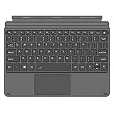 Arteck Microsoft Surface Go Type Cover, Ultra-Slim Portable Bluetooth Wireless Keyboard with Touchpad for Surface Go 3 (2021), Surface Go 2 (2020) and Surface Go Built-in Rechargeable Battery