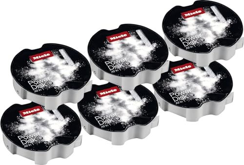 Miele Miele PowerDisk All in 1 Dishwasher Detergent for Dishwashers with AutoDos, 6-Pack