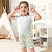 Sletend Rose Girls’ Comfy Lined Shorts Lightweight & Skin-Friendly Cotton for All-Day Comfort Ideal for Travel Beach or Home Lounging Toddler Sizes