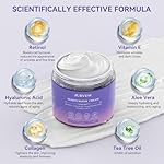 Face Moisturizer Retinol Cream, Neck Collagen Cream for Tightening Skin, Anti Aging Day & Night Deep Facial Moisturizer for Women & Men, Tighten and Lift Wrinkle - Image 2