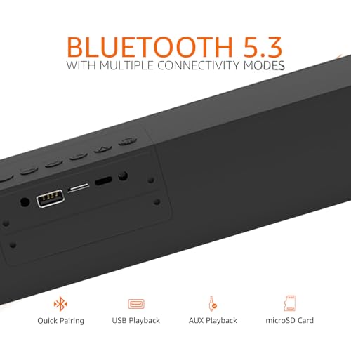 Amazon Basics 16W RMS Soundbar, 2.0 Channel, Black Black - HT02.1 - Image 6