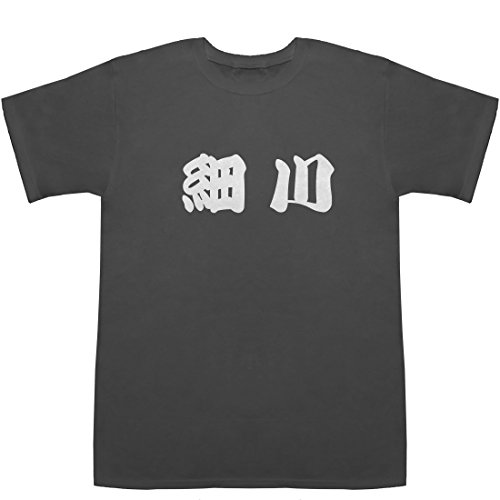 細川 T-shirts スモーク L【細川 家紋】【細川 あおい】 細川 T-shirts スモーク L【細川 家紋】【細川 あおい】