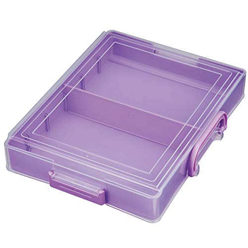 Amazon | クツワ STAD お道具箱 パープル BX006PU | 書類保存箱
