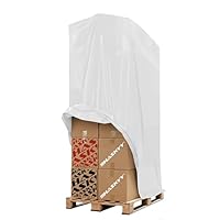 HASKYY XXXL Schutzhaube 250x130x90 cm - Universal Abdeckhaube für Paletten Gitterbox Grill Strandkörbe Gartenmöbel - wasserdichte PE Schutzhülle - Extra Hoch - UV-beständig