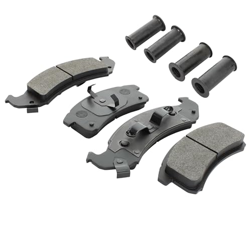 Image of QUALITY-BUILT Front Semi-Metallic Brake Pads, Premium 1001-0505M, Compatible with 1991-1993 Buick /Cadillac /Chevrolet /Oldsmobile /Pontiac (88,98,Allante,Bonneville,Camaro,Commercial Chassis,DeVille)