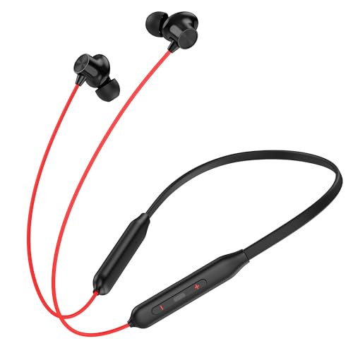 Image of AROMA NB120 Ace Upto 50 Hours* Playtime, Fast Charging, Dual Pairing BT Neckband Bluetooth