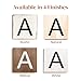 Stiles Letter Tiles, Wall Decor, Wooden Crossword Letters for Living Room, Dining Room, Kitchen, or Bedroom, Family Signs for Home 3.5 Inch, Rustic, Letter R