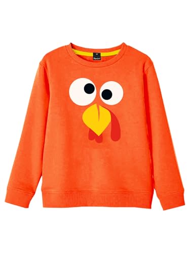 Image of Remimi Kids Halloween Sweatshirt Long Sleeve Thanksgiving Tops 3-14 Years