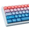PBT Keycaps 143 Keys MOA Profile Cute Rainbow Candy Keycap Dye-Sublimation Fairy Tales Keycaps Set Custom Keycap for Cherry Gateron MX Swithes Mechanical Keyboards