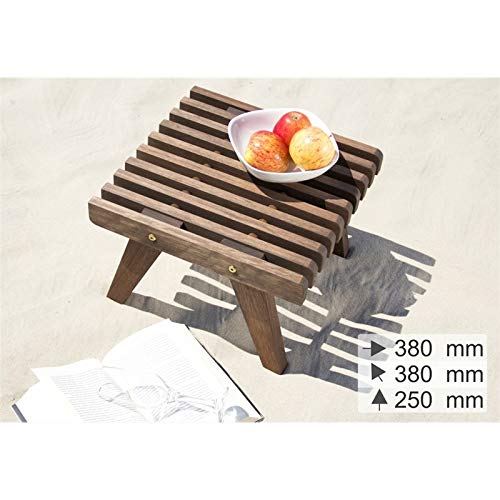 Mesa de Apoio para Espreguiçadeira Eclipse Nogueira - Mão e Formão