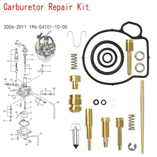 Kit reparación carburador motocicleta Yamaha TTR 50E 2006-2011 2