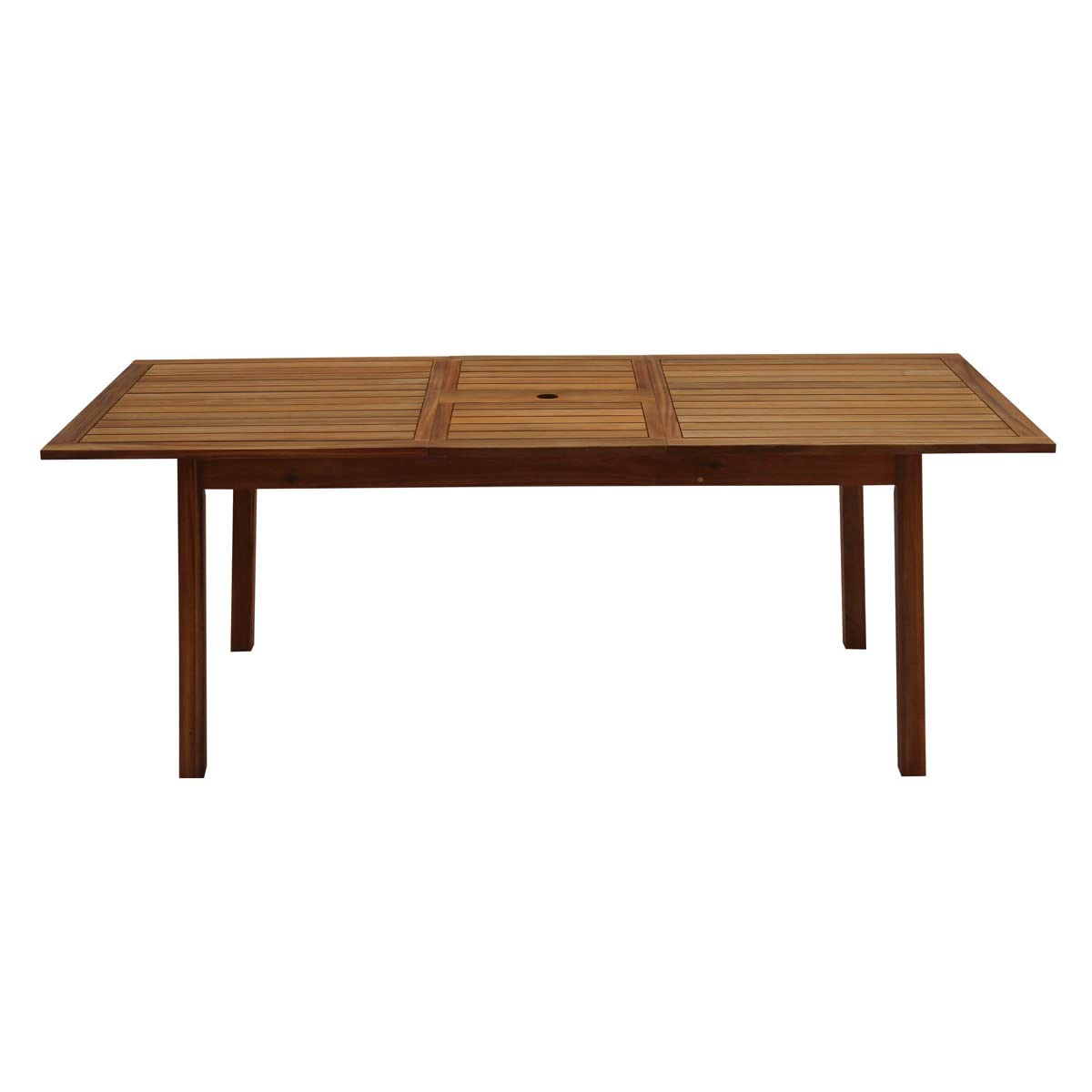 Miliboo Table de Jardin Extensible rallonges intégrées en Bois Massif L160-210 cm MAYEL