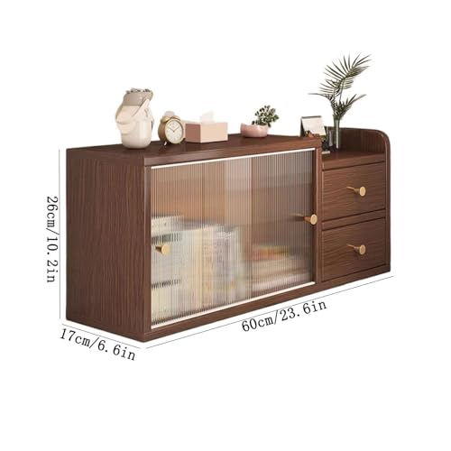 Estantería de mesa acrílica de lujo ligero con tablero artificial elegante 4