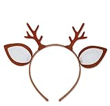 KarnevalsTeufel Haarreif Rehkitz Reh Kopfschmuck Weihnachten Nikolaus Fotobox Karneval Geweih Bambi Rudolf Accessoire Rentier