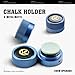 KONLLEN Round Pool Chalk Holder Pool Billiards Accessories Portable Multifunctional Sturdy Pool Cue Accessories