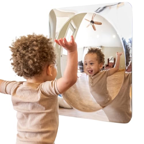 SPARK & WOW Sensory Wall Toddler Mirror | Large |