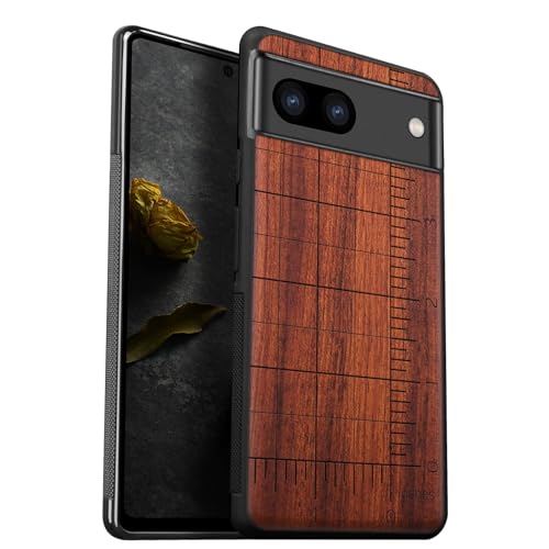 Étui bois pour Google Pixel 8 Coque protection antichoc et pare-chocs TPU