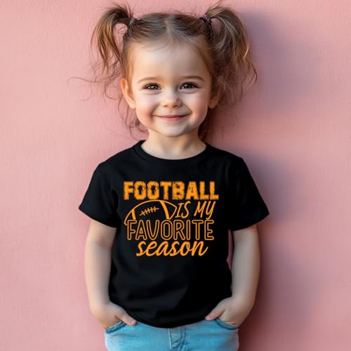 Game Day Shirt for Toddler Boys Girls 2-6 Years, Football Baseball Graphic Tee, Soft Cotton Short Sleeve T-Shirt4