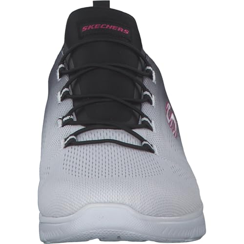 Skechers Donna Summits - Bright Charmer Sneaker In Nero/Bianco, Taglia 36, Vegan - 2