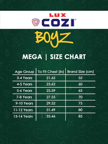 Image of Lux Cozi Printed Round Neck Sleeveless Cotton T-Shirt for Boys | Prints May Vary |